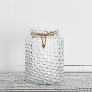 Bead and Tassel Glass Jar