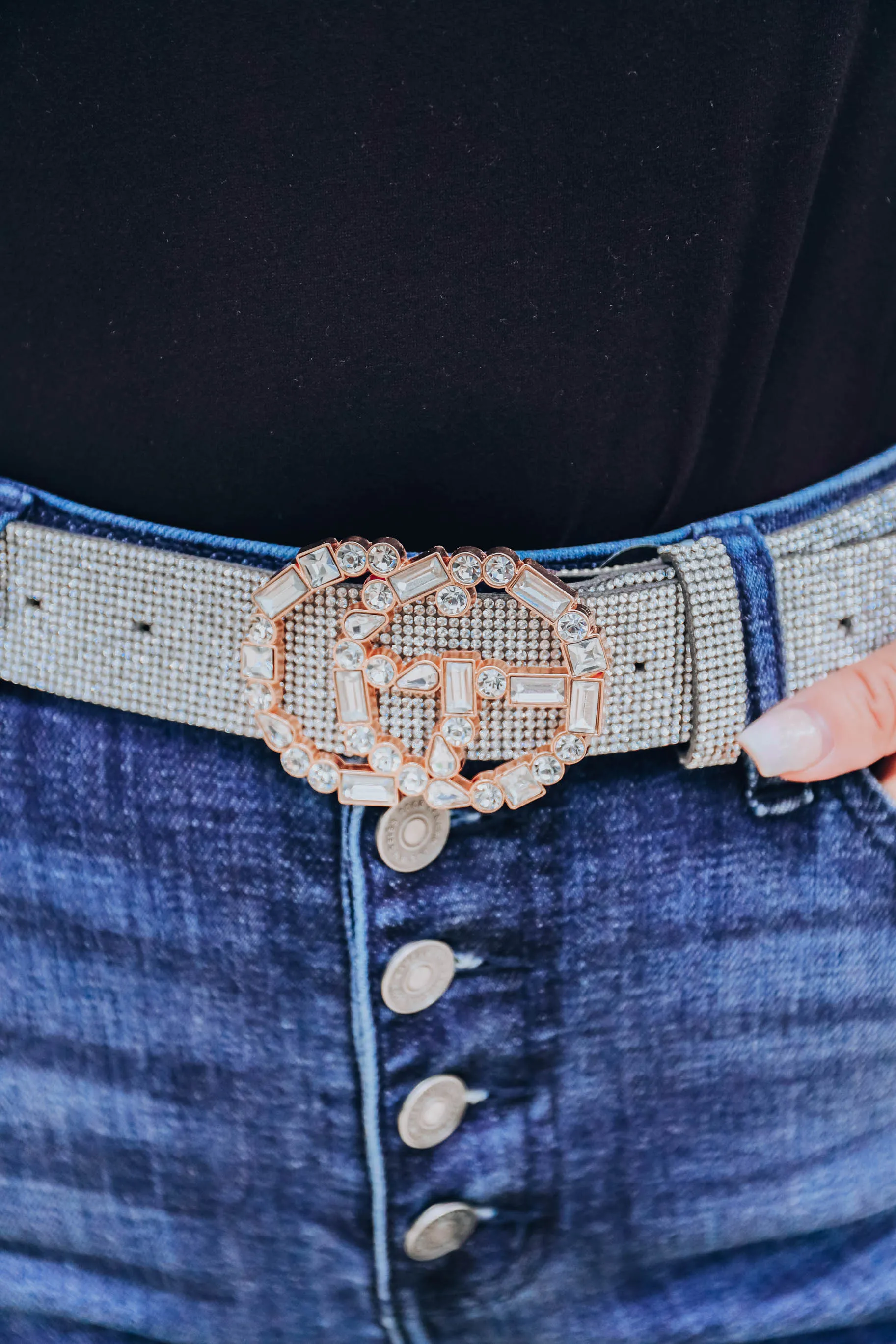 Beck Rhinestone Belt
