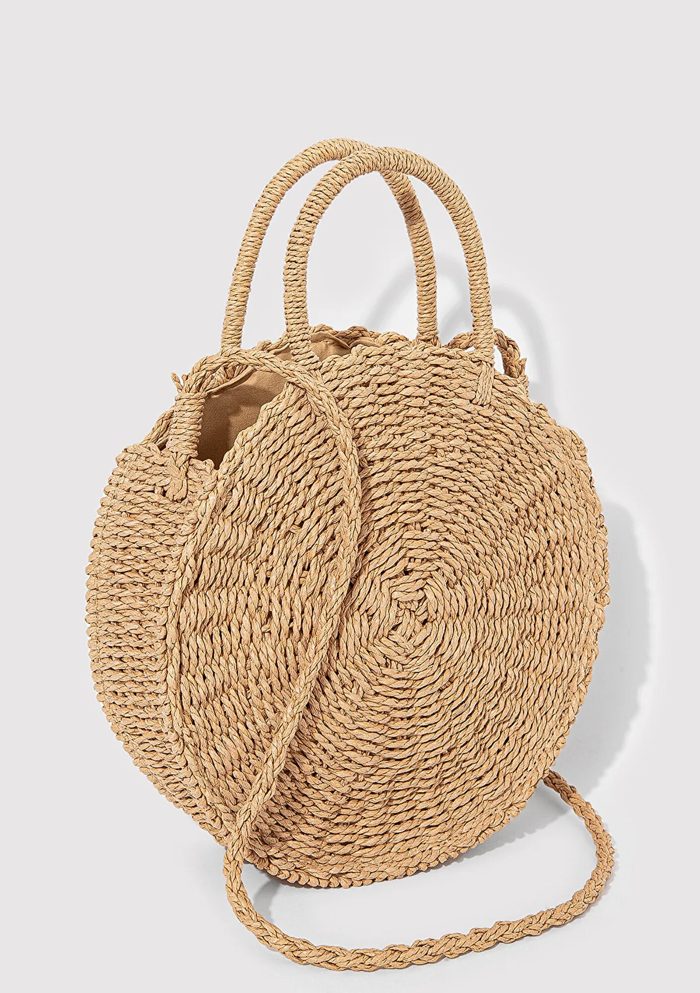 Beige Shopper Bag