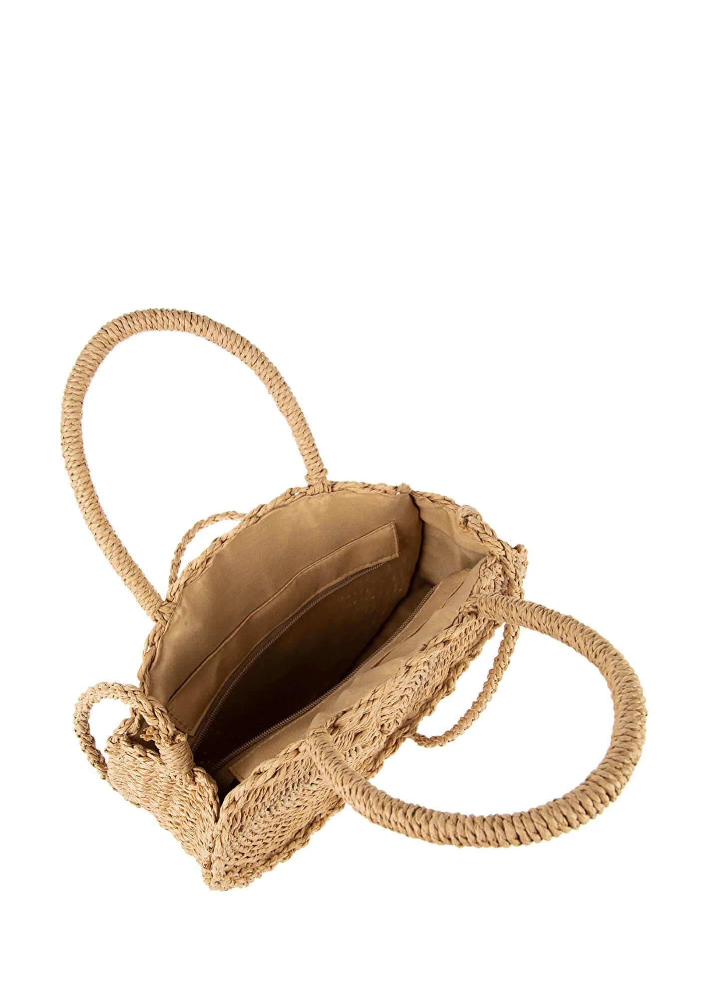 Beige Shopper Bag