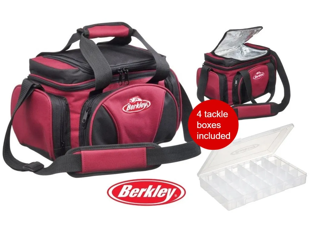 Berkley System Bag   4 Tackle Boxes   Cooler Top