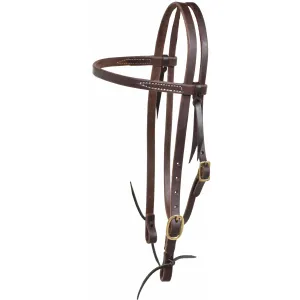 Berlin Custom Leather Day Workers Browband Headstall