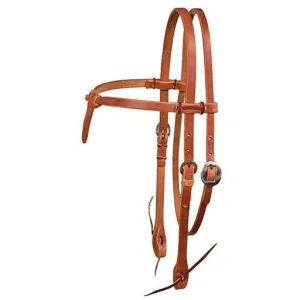Berlin Custom Leather Futurity Knot Browband Headstall