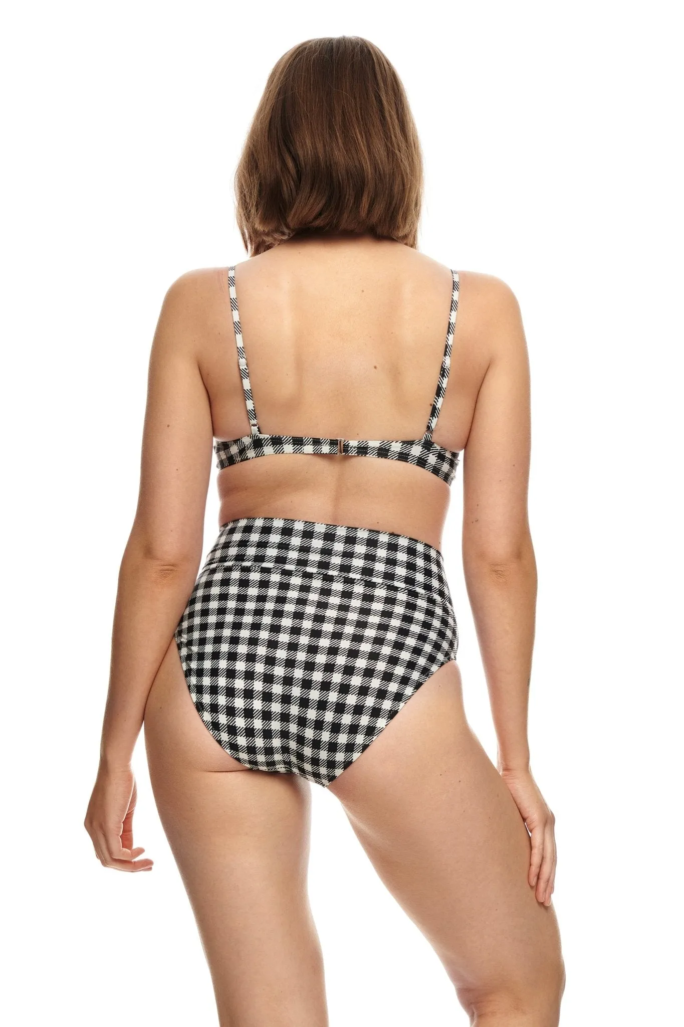 Bermuda Bikinitopp-GINGHAM INK