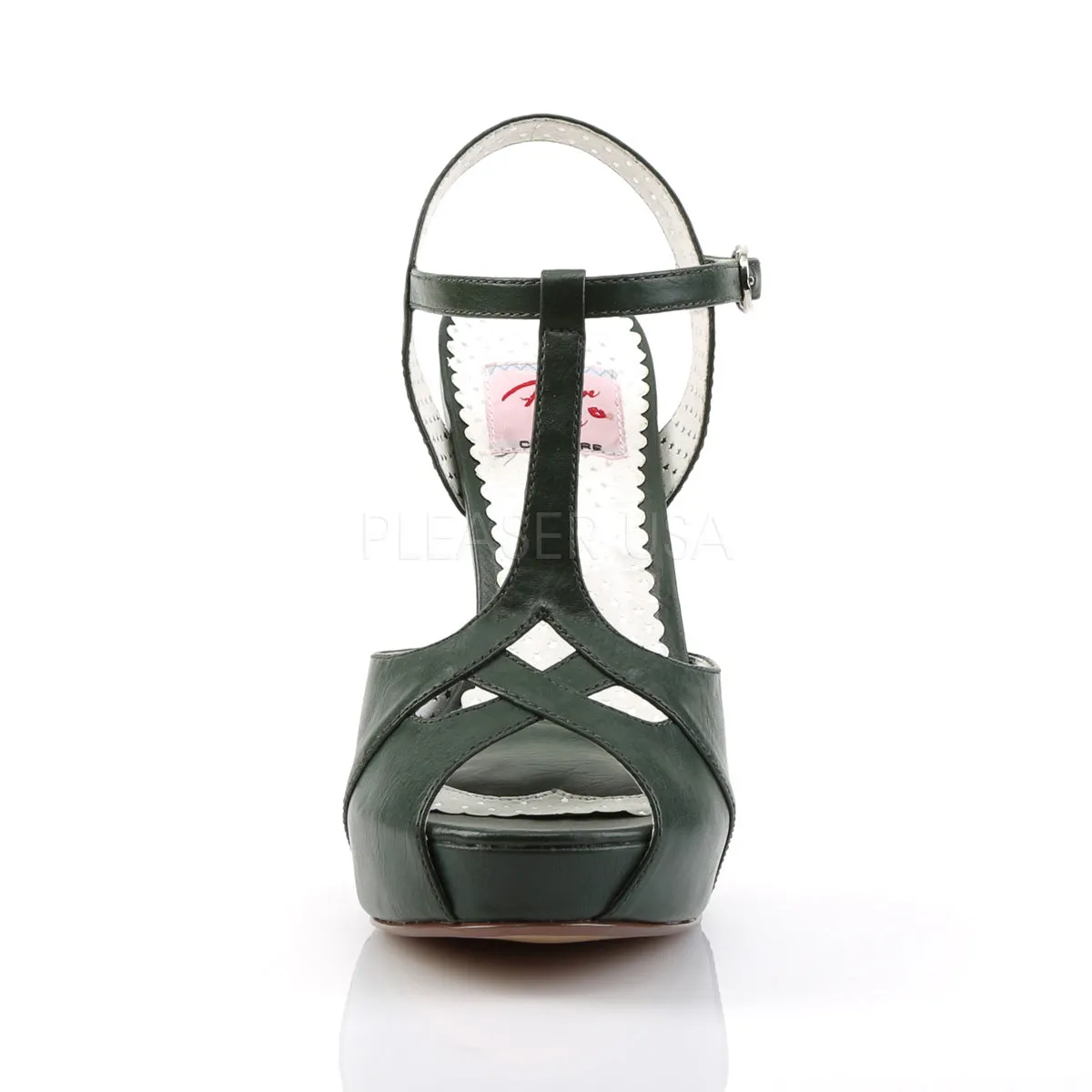 BETTIE-23  Forst Green Faux Leather