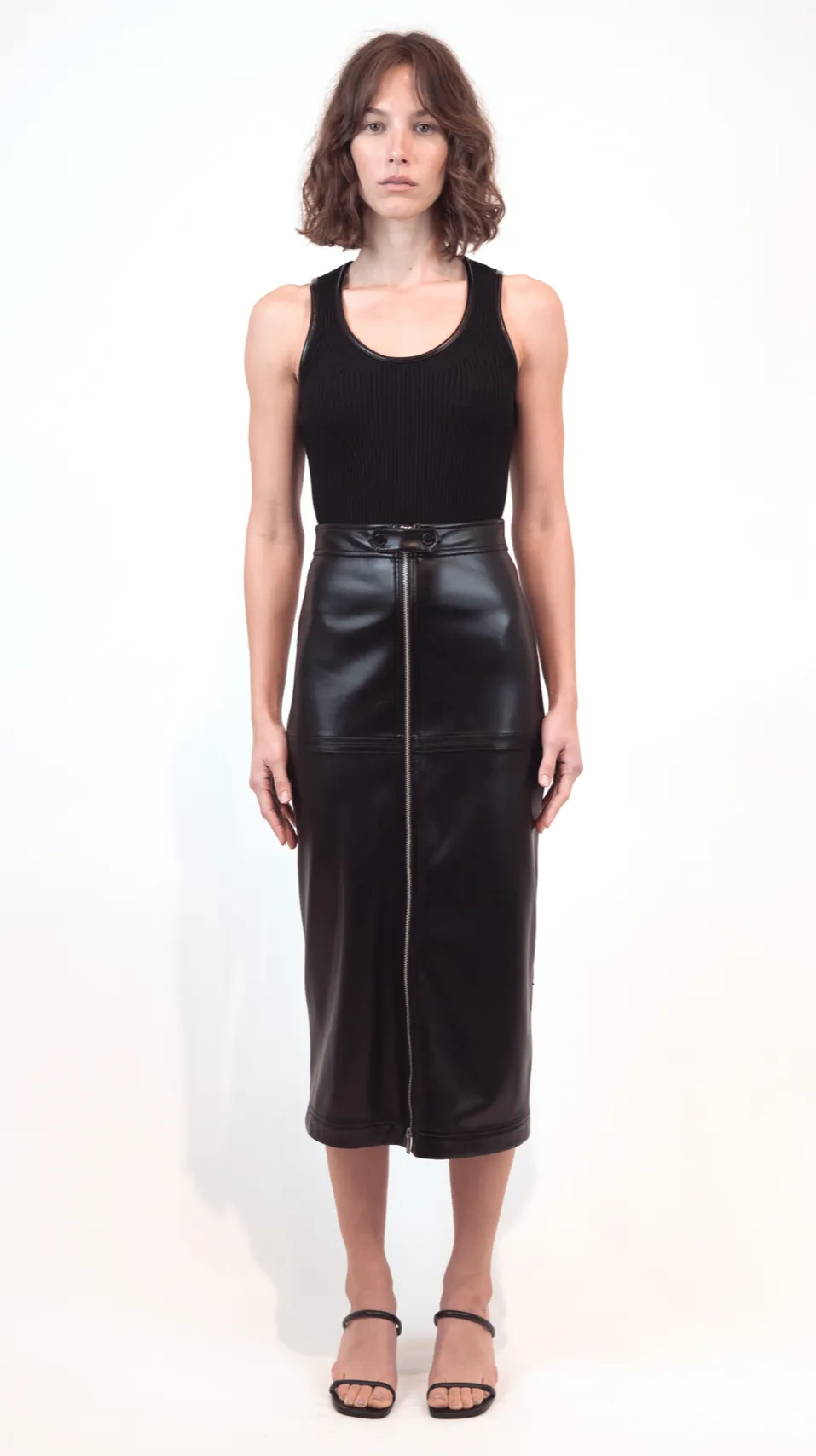 Bianca Midi Skirt in Black