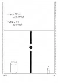 Black & White Silicone Ball Gag