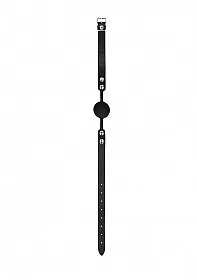 Black & White Silicone Ball Gag
