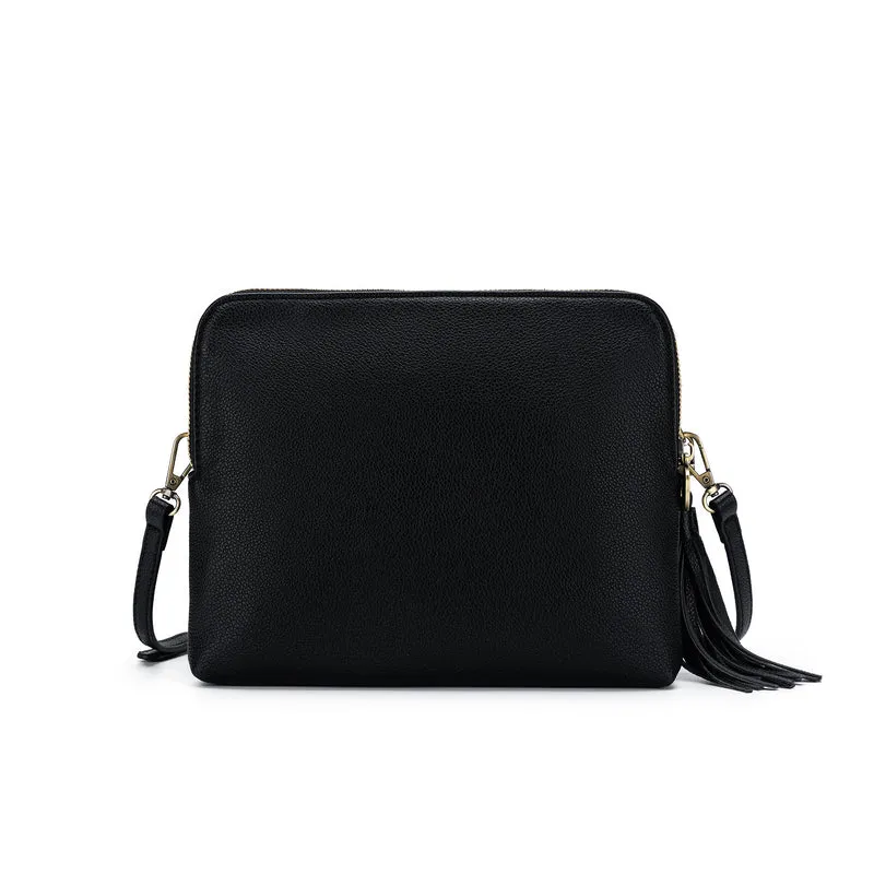 Black Caviar Parker Crossbody Bag Black