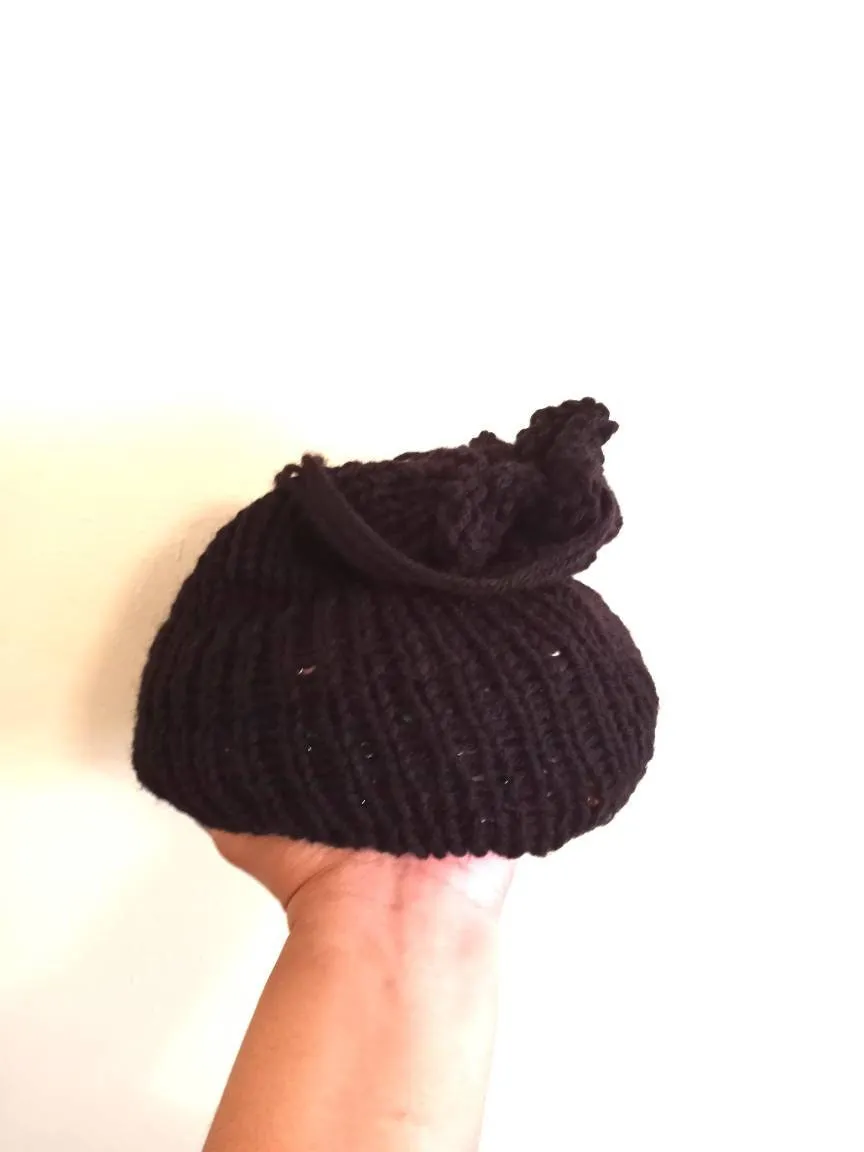 Black Drawstring Dice Bag, DND Gifts, Dice Storage, Large Dice Bag, Dice Pouch
