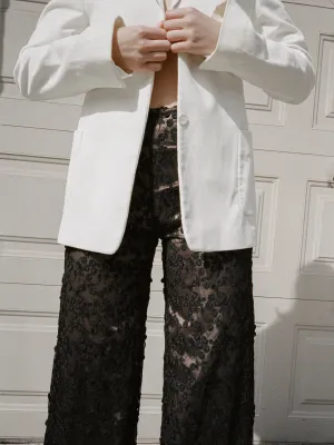 Black Lace Cocktail Pants