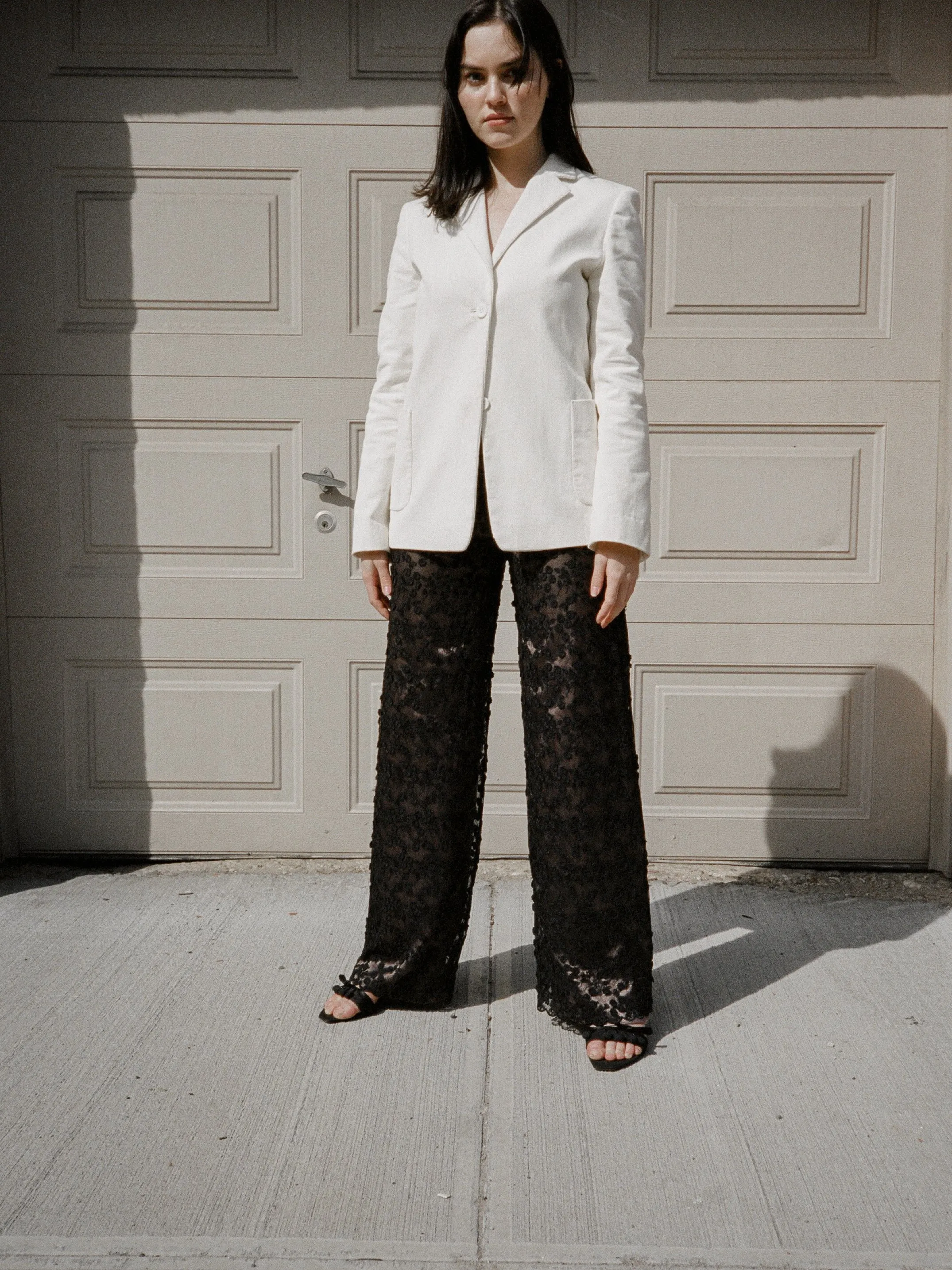 Black Lace Cocktail Pants