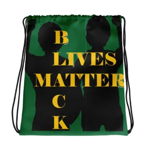 Black Lives Matter Drawstring bag