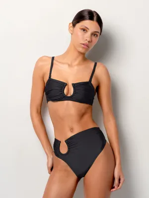 Black Sofia Bikini Top