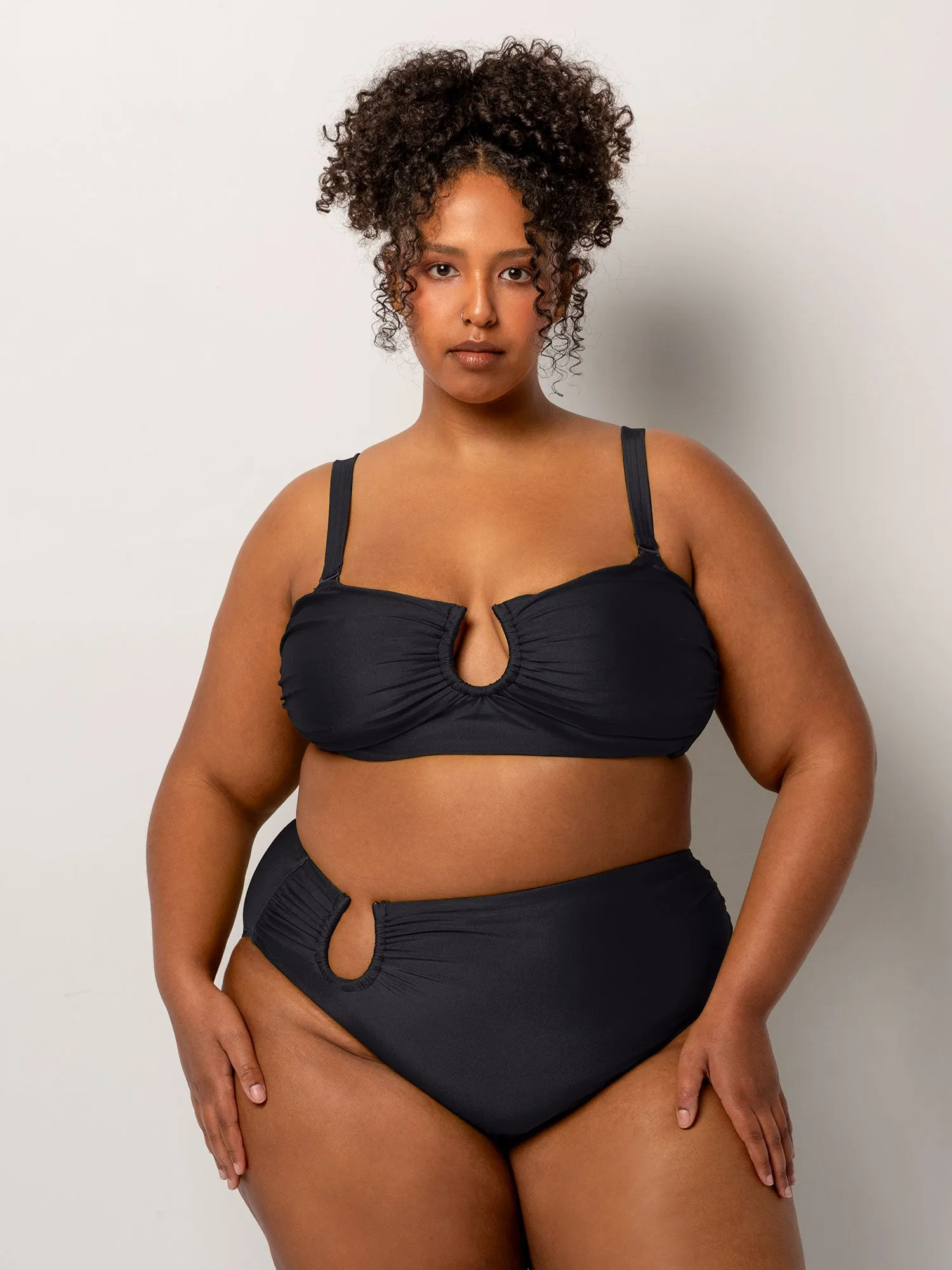 Black Sofia Bikini Top