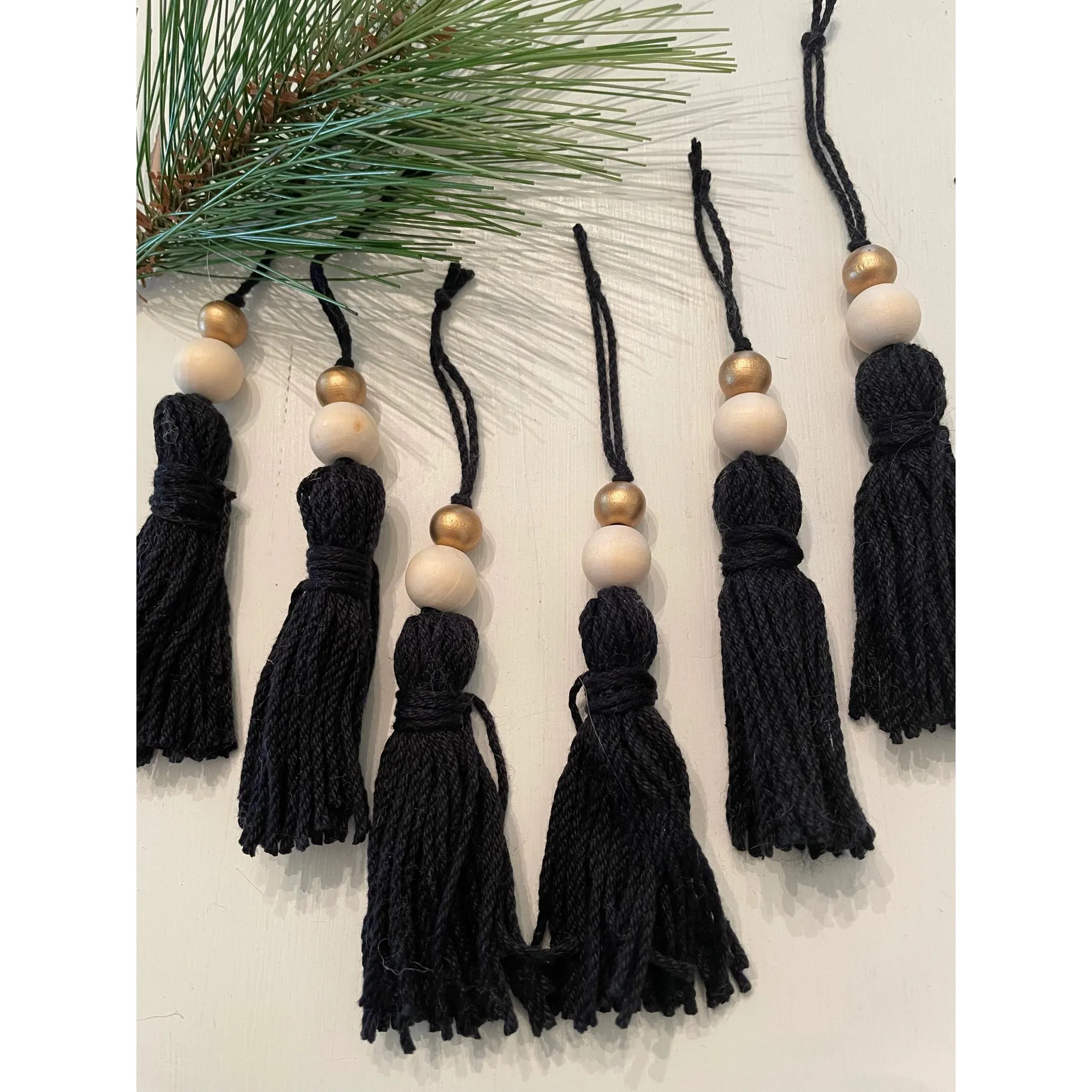 Black Tassel Ornament