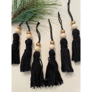 Black Tassel Ornament