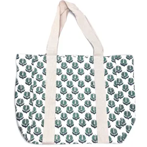 Block-Printed Canvas Bags