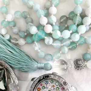 Blue Agate Mala