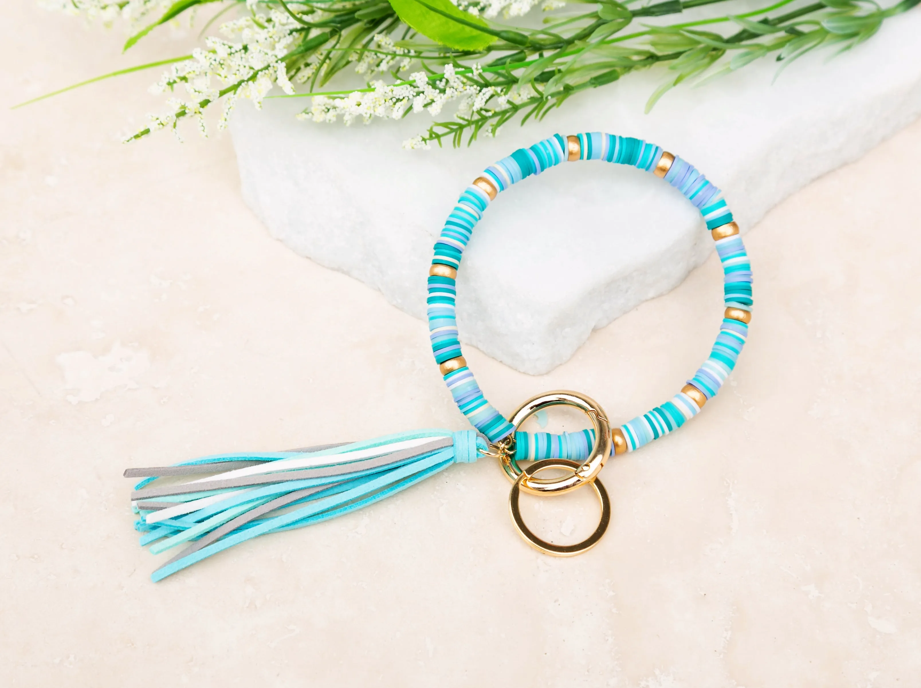 Boho Key Ring Bracelet