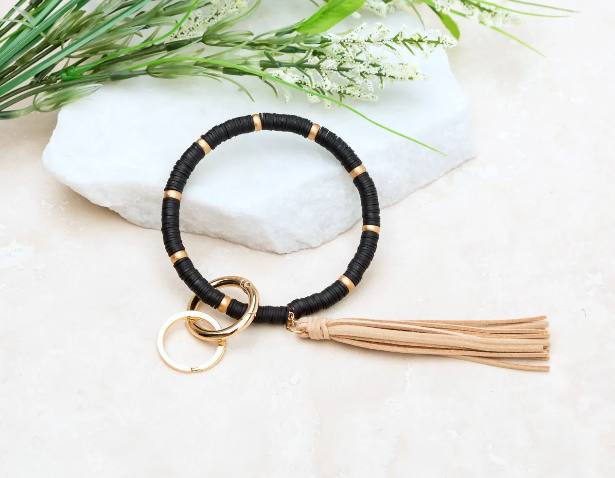 Boho Key Ring Bracelet