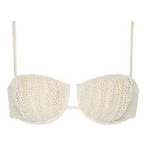 Bone Crochet Petal Bikini Top