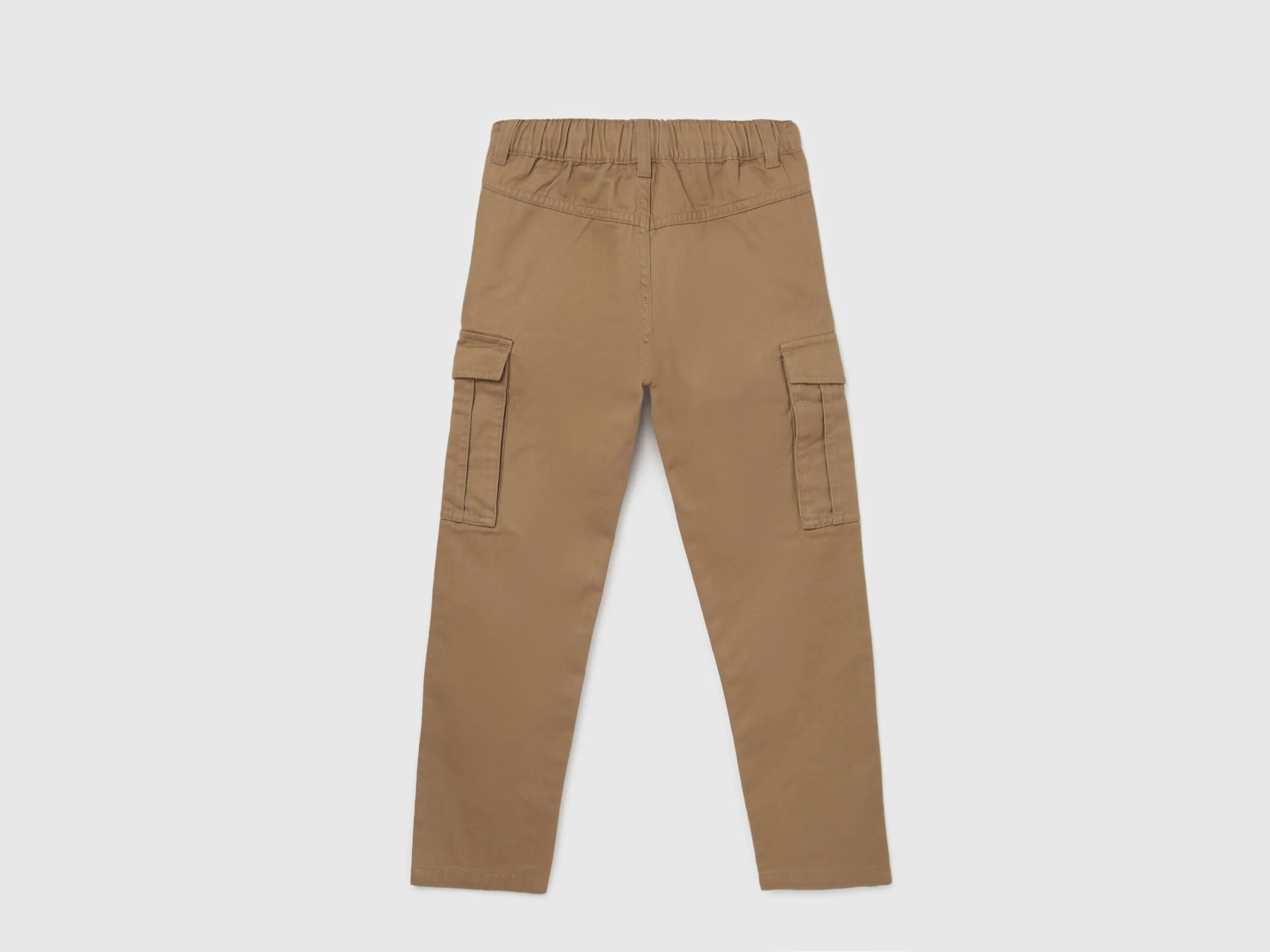Boy's Solid Jogger Fit Trousers with Drawstring Closure