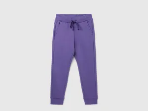Boy's Solid Regular Fit Joggers with Drawstring Closure