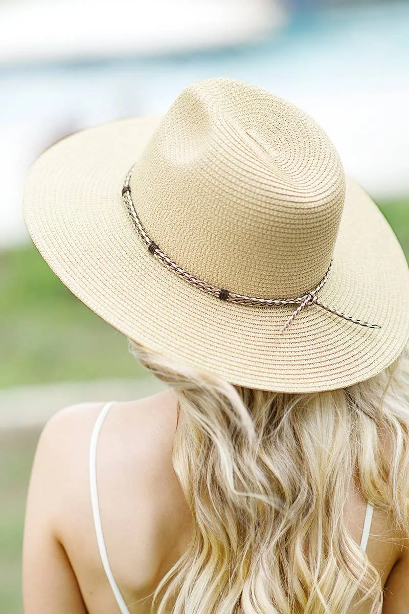 Braided Double Band Panama Hat