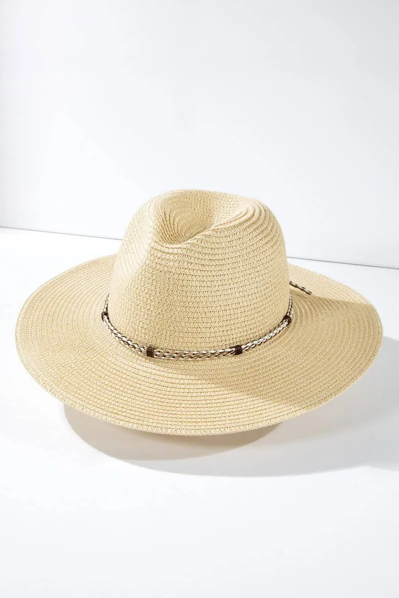 Braided Double Band Panama Hat