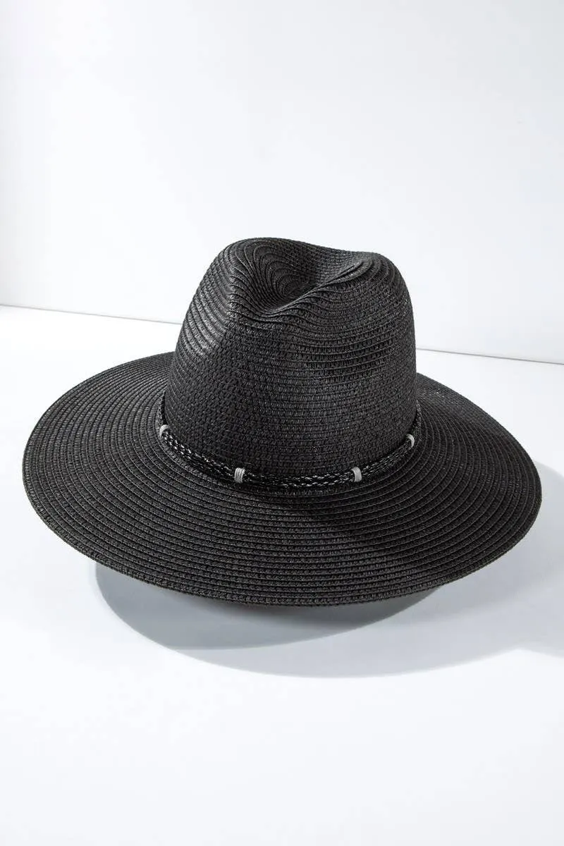 Braided Double Band Panama Hat