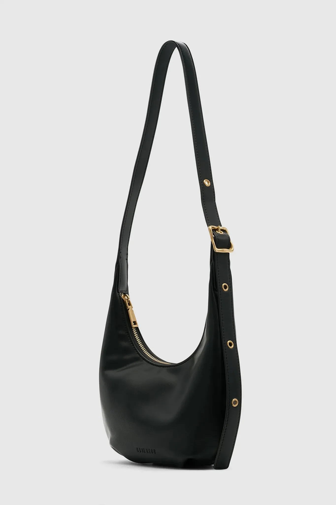 Brie Leon Everyday Croissant Mini Bag Black