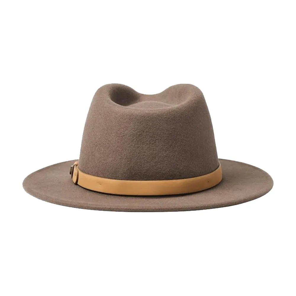 Brixton - Messer Fedora - Fedora Hat - Desert Palm/Natural