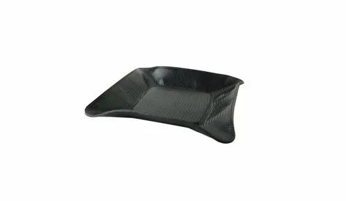 Brizard and Co. The "Valet" Leather Tray - Lizard Pattern Black