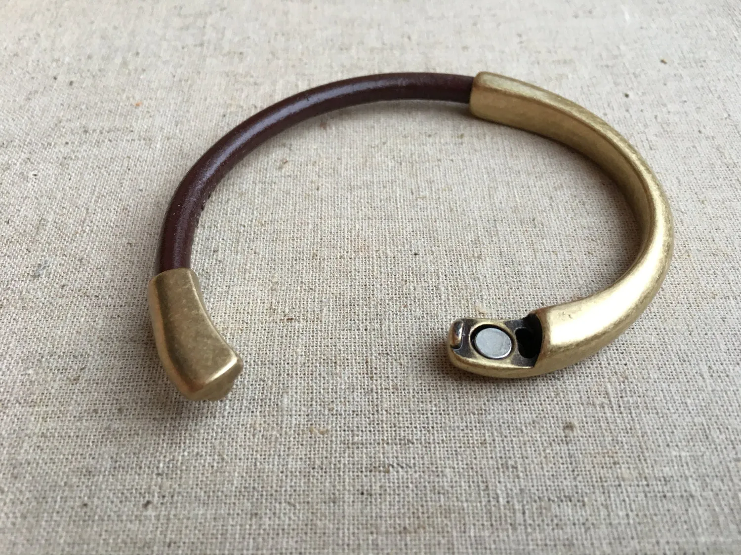 Brown & AB - Medium Width - Magnetic Cuff - WHSL