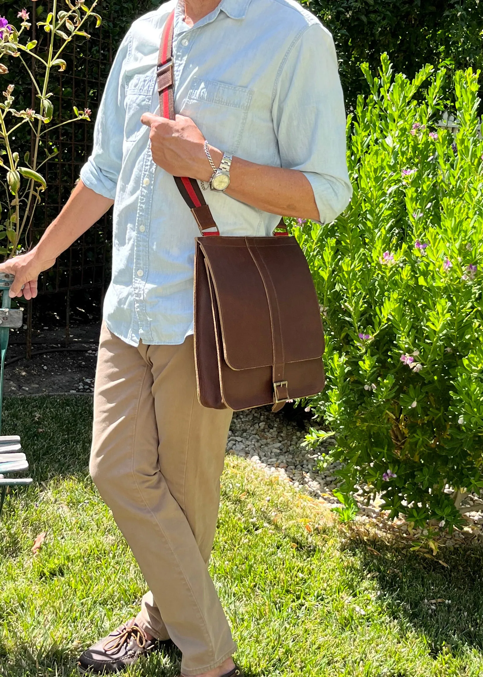 Brown Messenger Bag