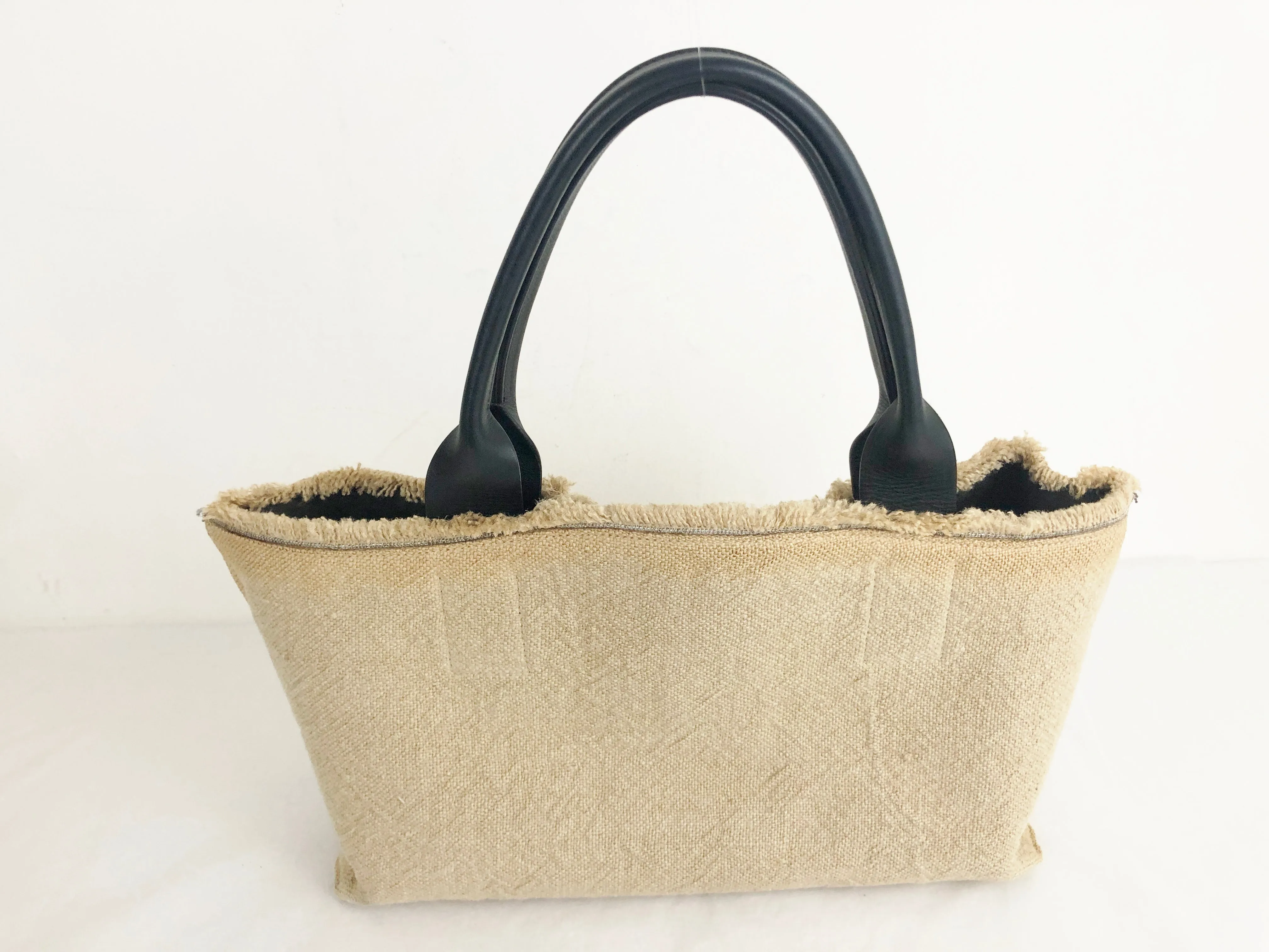 Brunello Cucinelli Monili Trim Canvas Tote