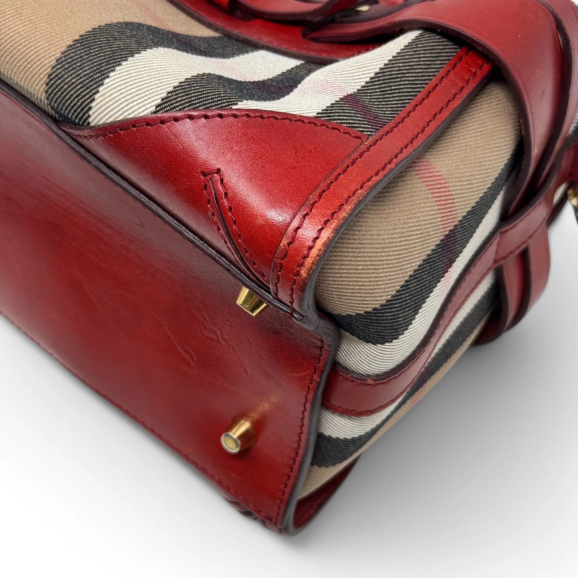 Burberry Red House Check Bridle Chester Bowler