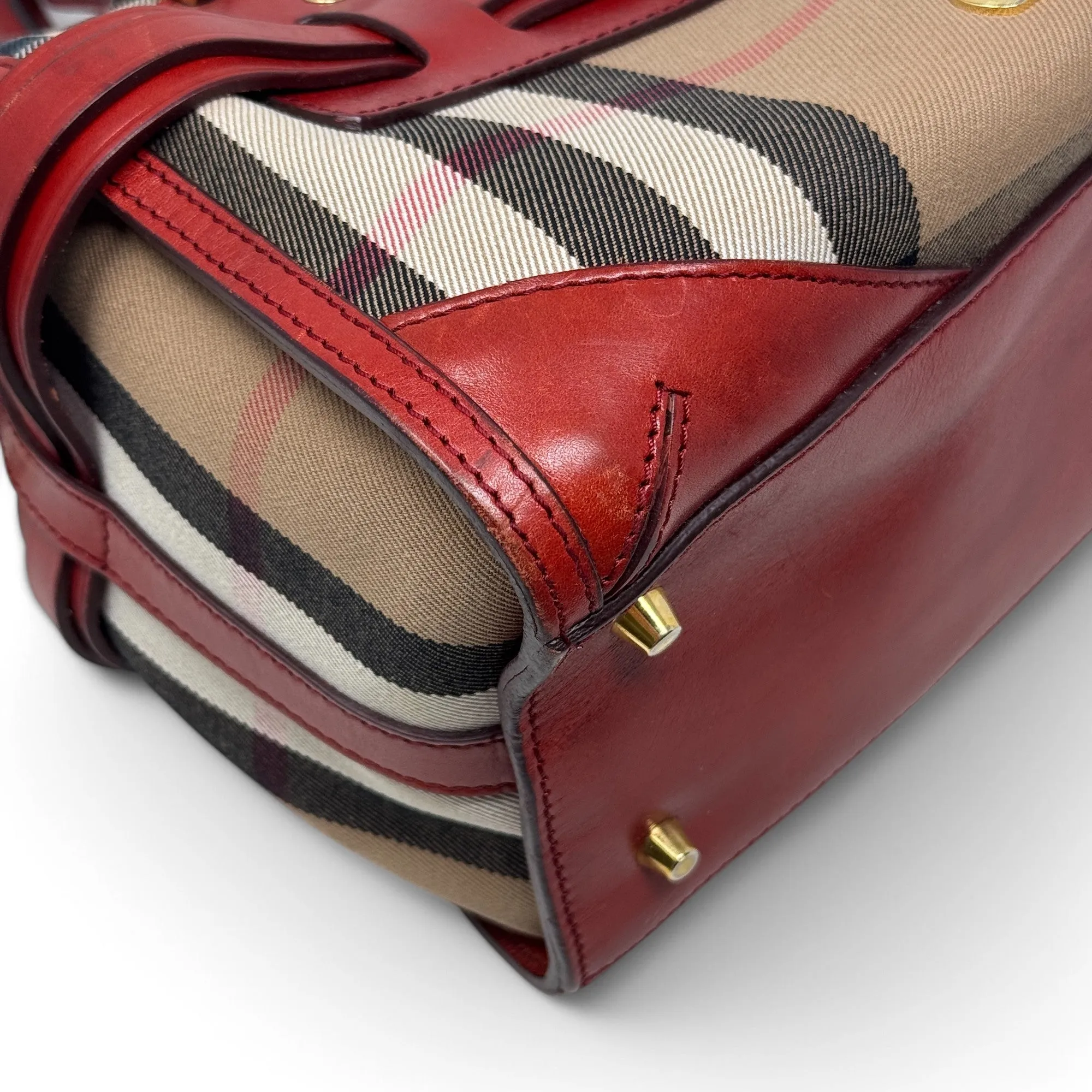 Burberry Red House Check Bridle Chester Bowler