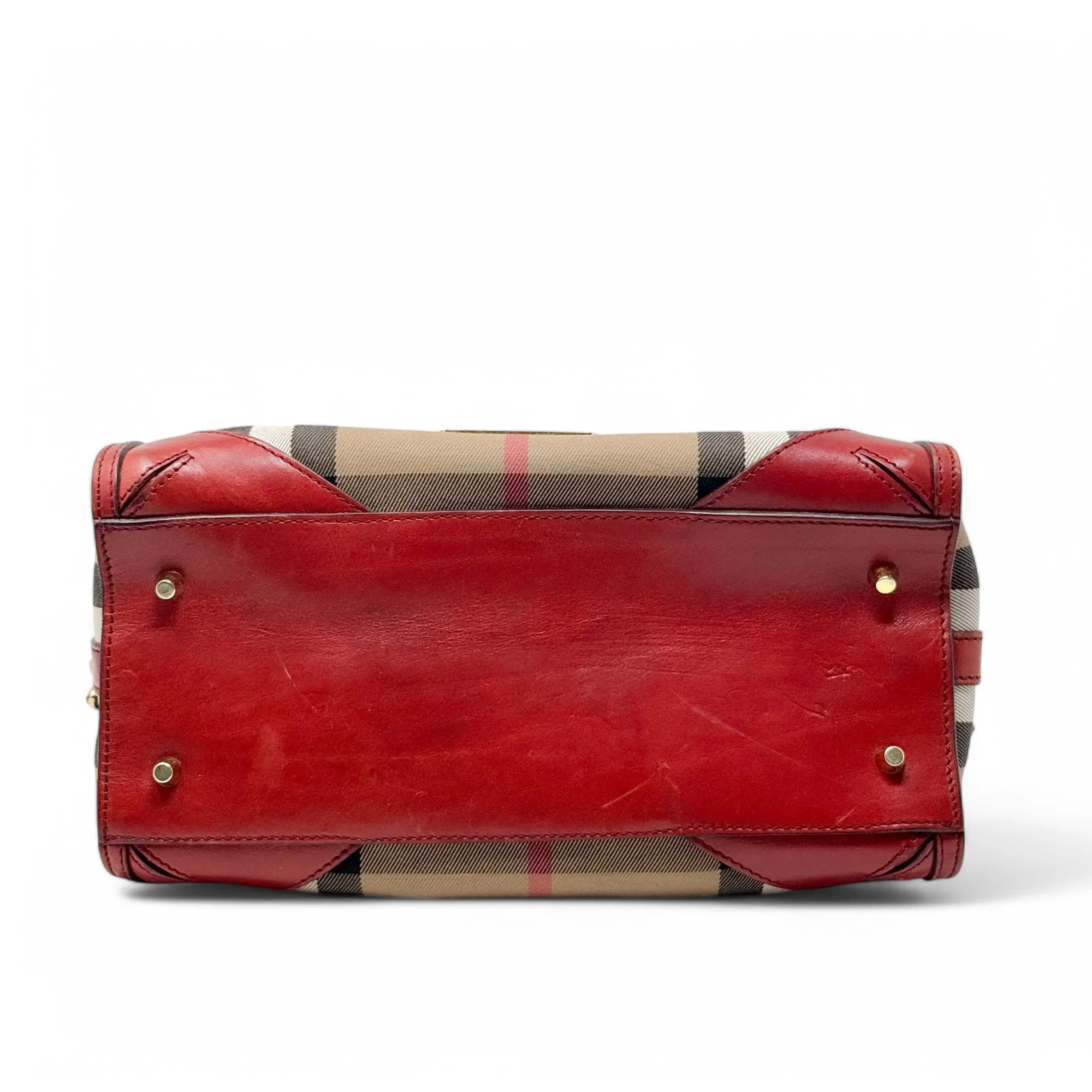 Burberry Red House Check Bridle Chester Bowler