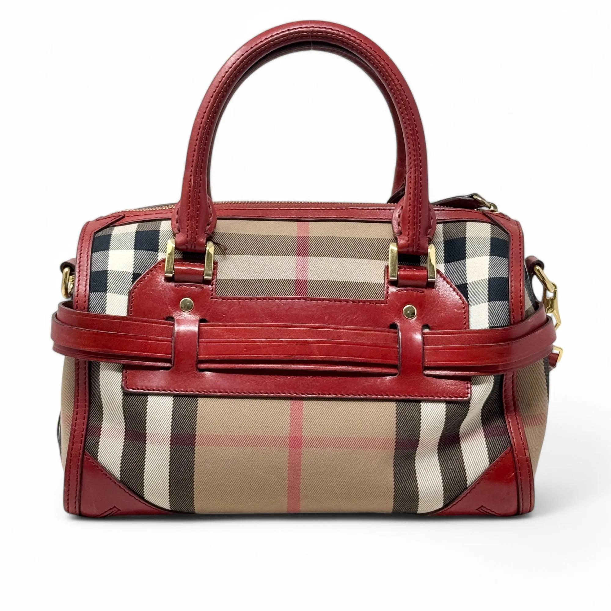 Burberry Red House Check Bridle Chester Bowler