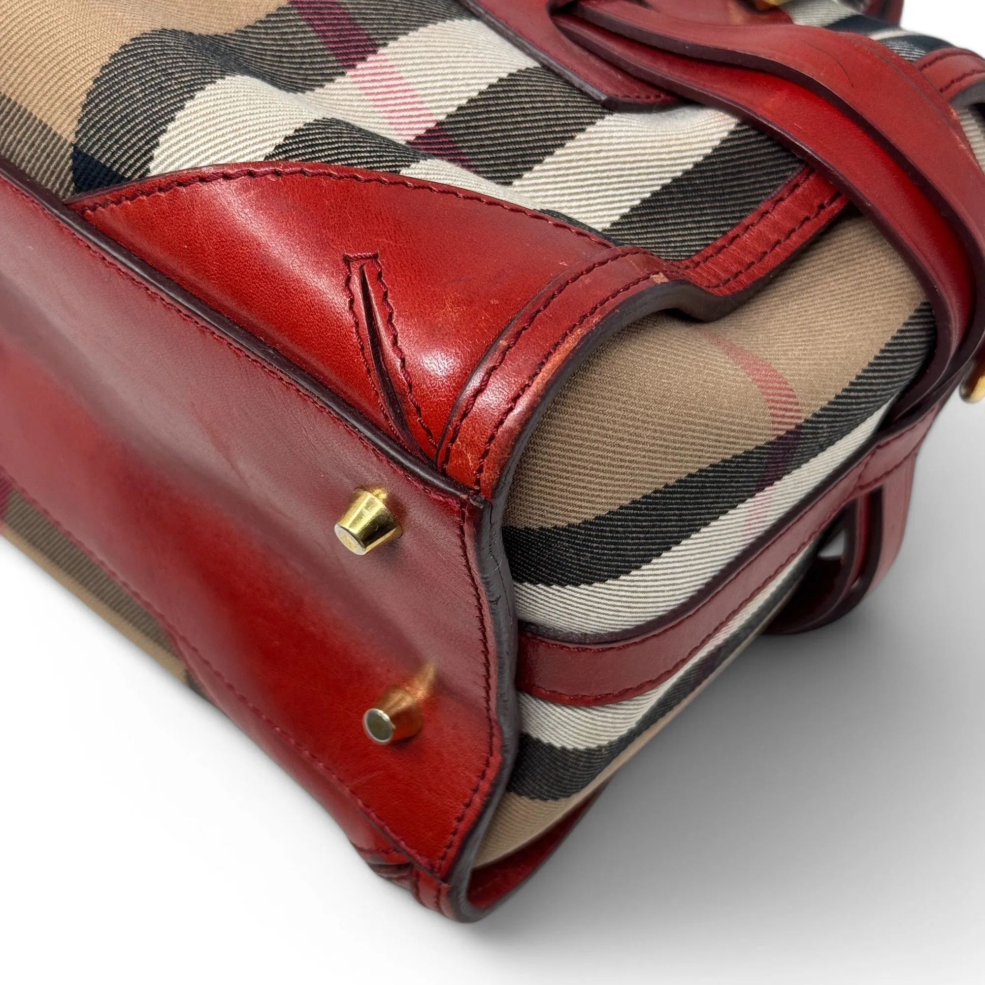 Burberry Red House Check Bridle Chester Bowler