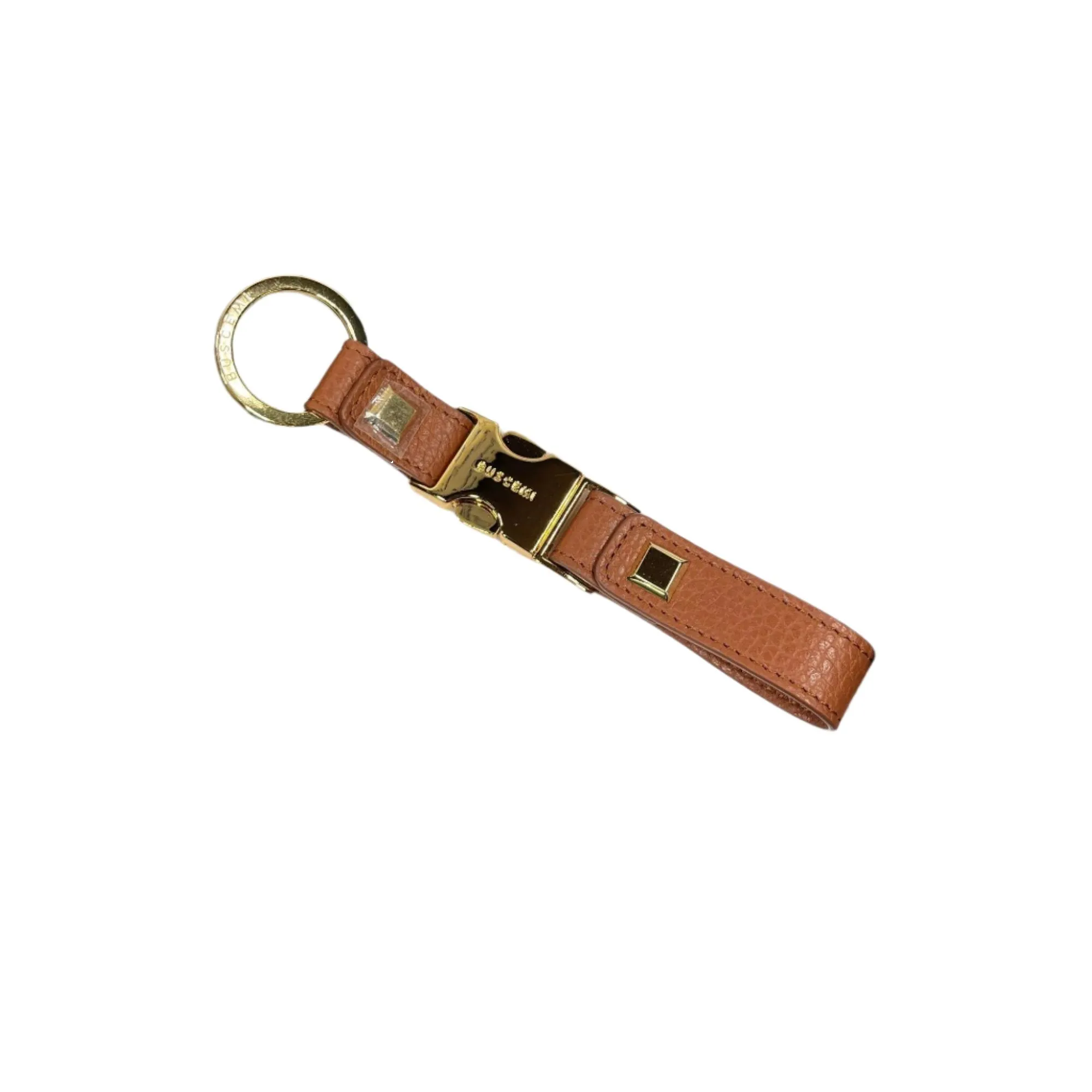 Buscemi Clip Keyholder Alce Ragu Leather