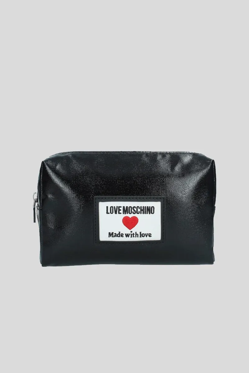 Bustina Canvas Pu - Nero