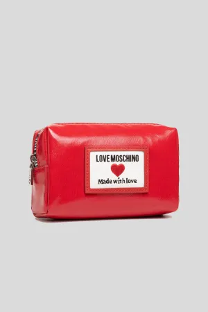 Bustina Canvas   Pu - Rosso