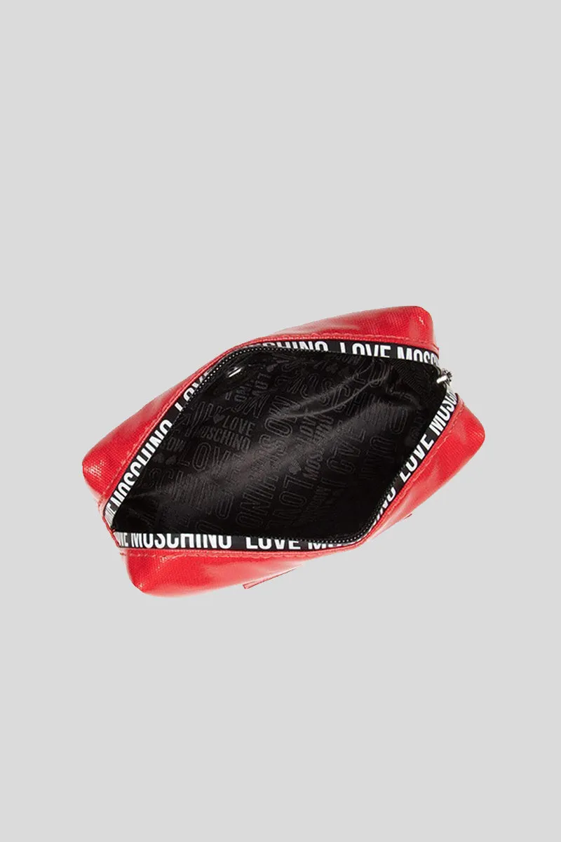 Bustina Canvas   Pu - Rosso