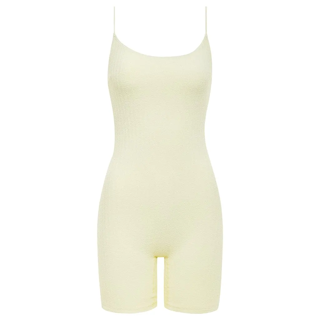 Buttercream Rib Alina Midi Onesie
