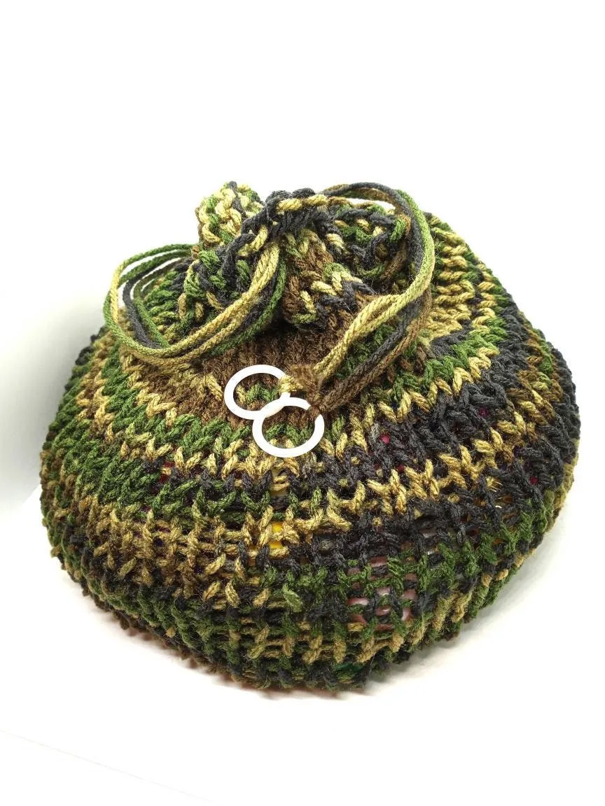 Camouflage Large Dice Bag, Stylish Drawstring Pouch for DND Dice Storage