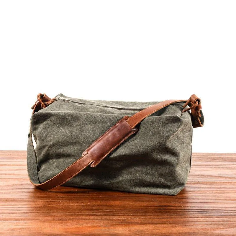 Canvas Crossbody Messenger Bag Men