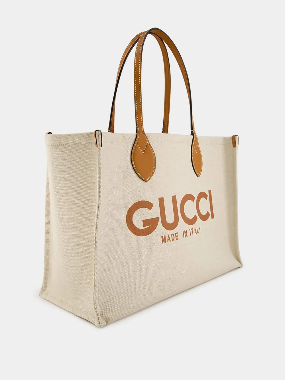 Canvas Tote Gucci Print